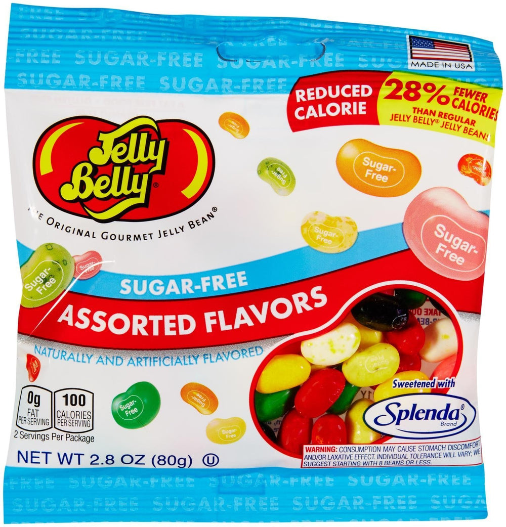 Jelly Belly Sugar-Free jelly beans 2.8 oz pack for on-the-go snacking