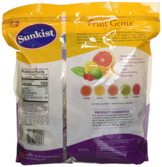 Jelly Belly Sunkist Fruit Gems individually wrapped, ideal for sharing and portion control.