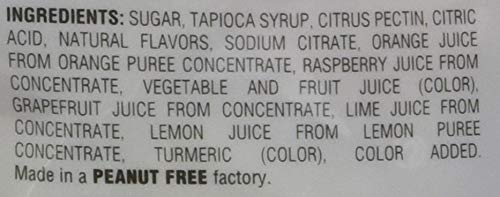 Jelly Belly Sunkist Fruit Gems show natural colors and non-GMO ingredients for a cleaner snack.