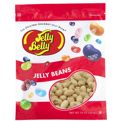 Jelly Belly Toasted Marshmallow jelly beans bag front, resealable for freshness.