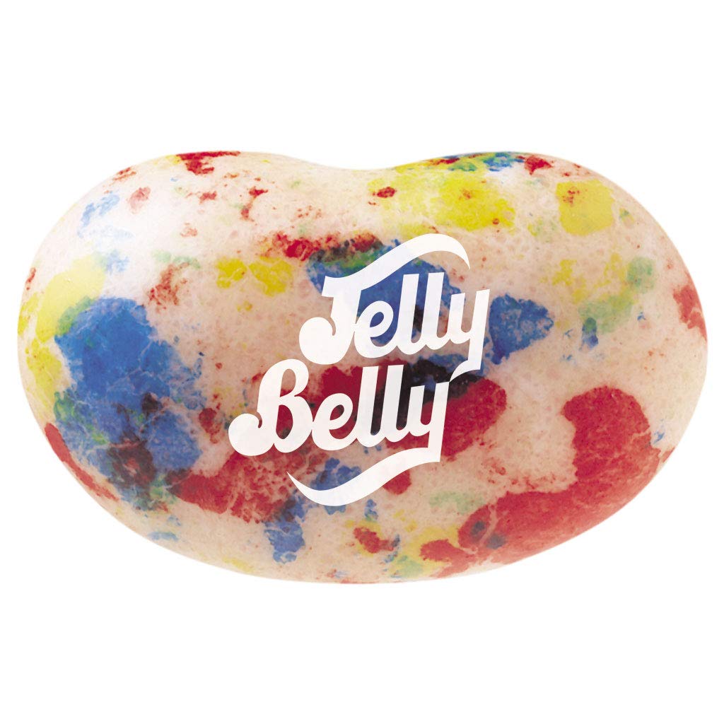 Jelly Belly Tutti-Fruitti beans with colorful speckled coating for visual appeal.