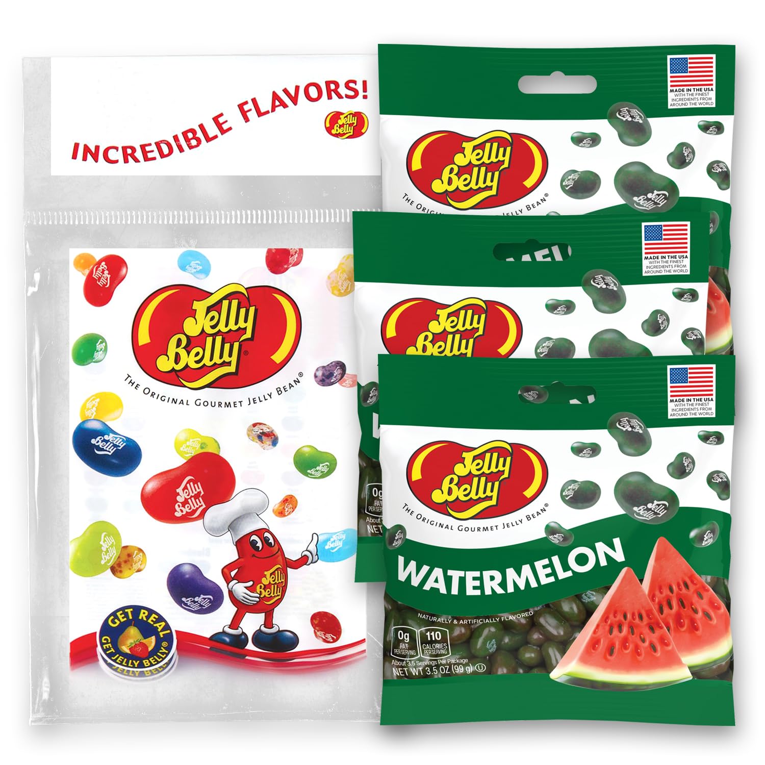Jelly Belly Very Cherry grab-and-go bags offer a convenient on-the-go snack