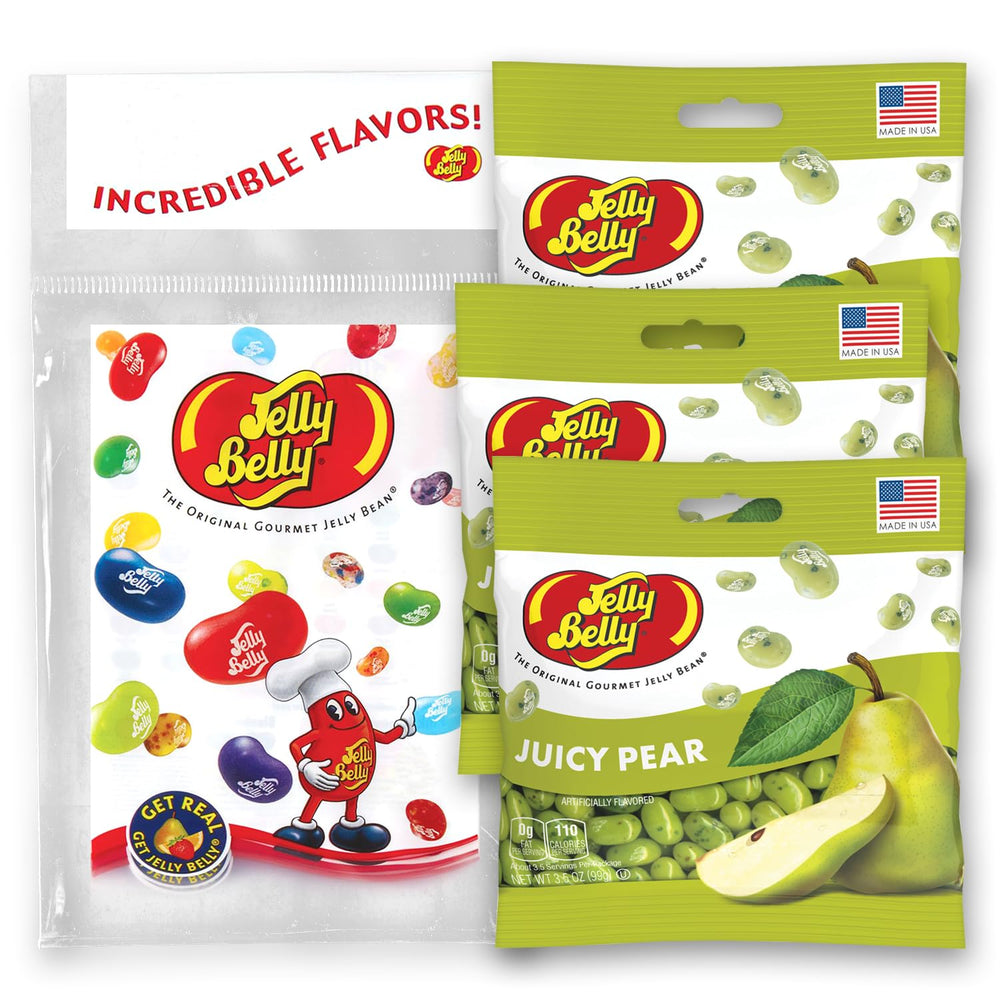Jelly Belly Very Cherry grab-go bags ideal for on-the-go snacking.