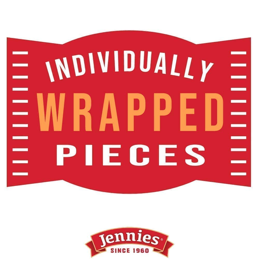 Jennies sulfite-free label stands out for clean, simple ingredients in bites.