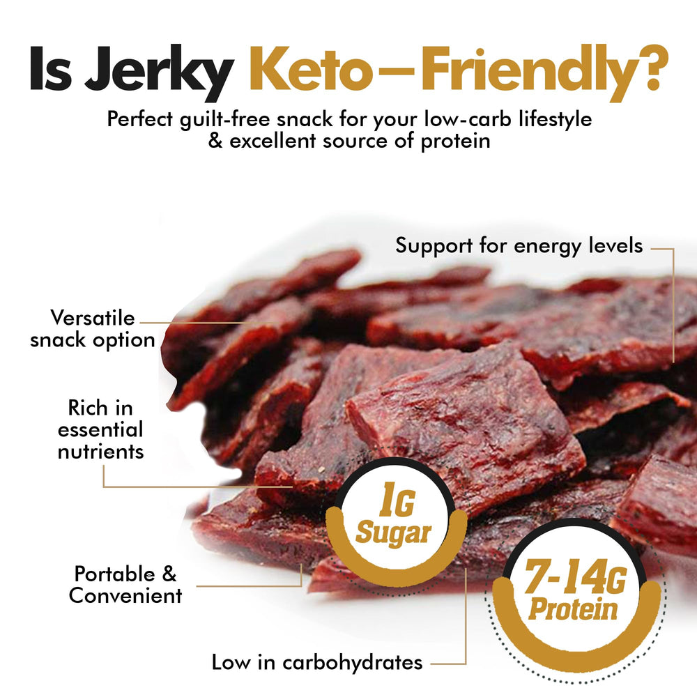 Jerky-n-Spice alligator jerky offering a unique taste for adventurous snackers.