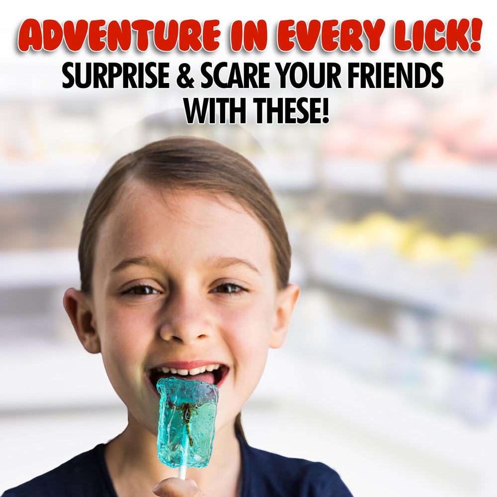 Four-pack packaging of HotLix lollipops ready for gifting