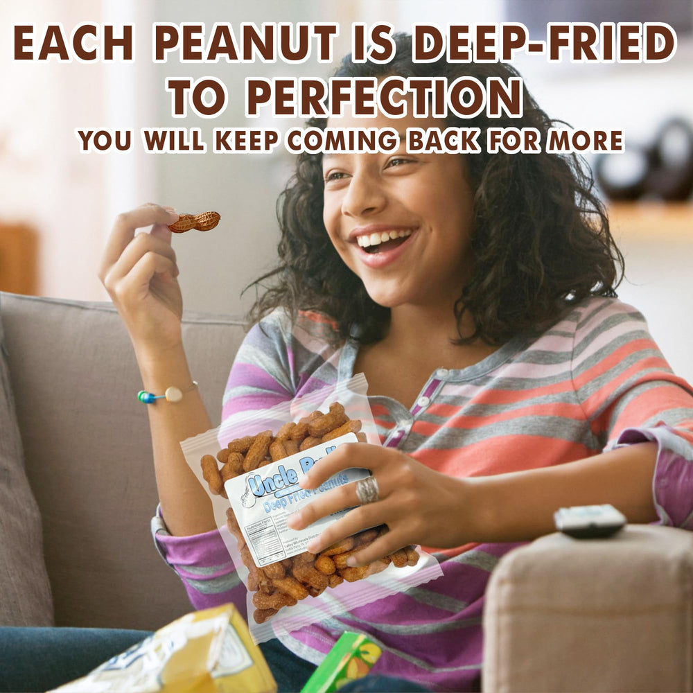 Jerky-n-Spice Uncle Bud's deep fried peanuts in shell bacon BBQ flavor.