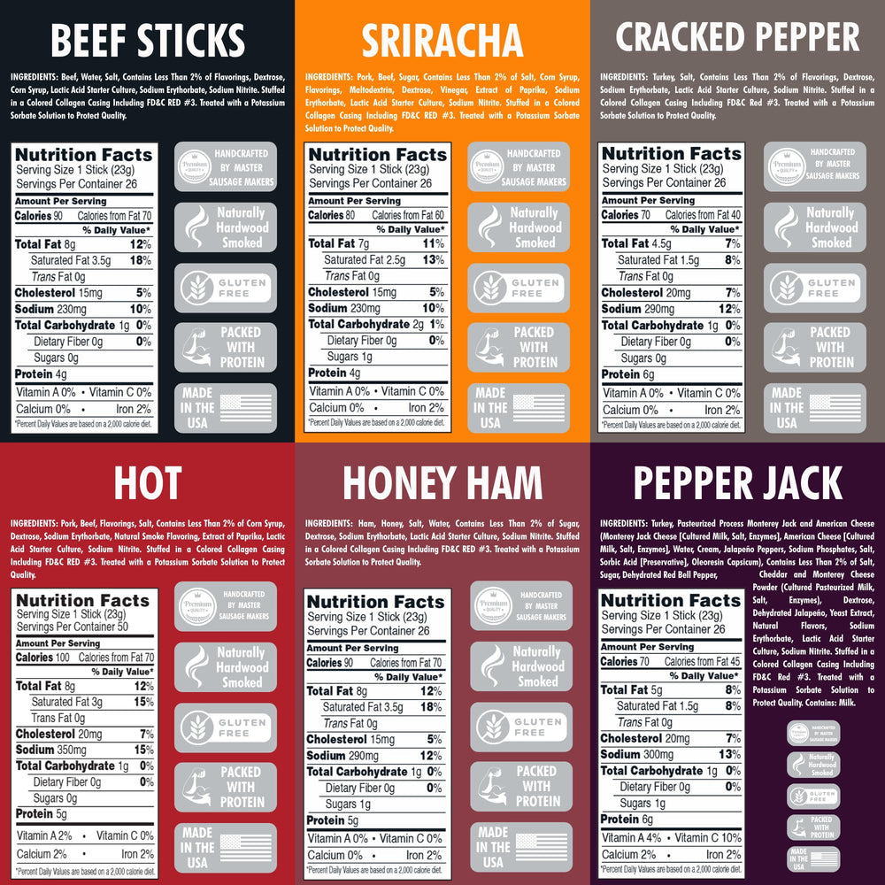 Jerky.com beef original hickory stick with smoky, savory bite