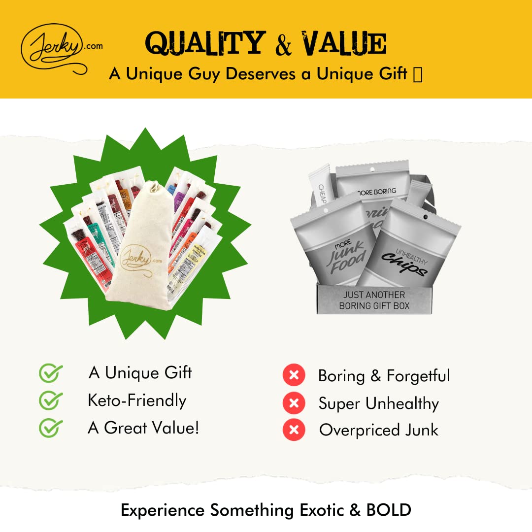 Jerky.com Gift Bag: ready-to-gift packaging for birthdays