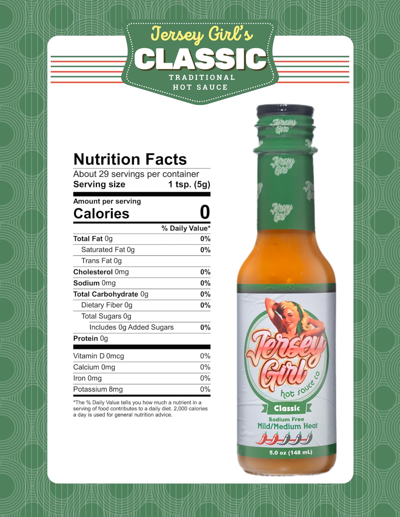 Jersey Girl Bee Sweet Honey bee-sweet-honey-bottle delivers honeyed heat for wings.