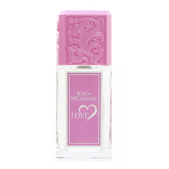 Jessica McClintock Love EDP bottle body highlights premium branding and scent promise