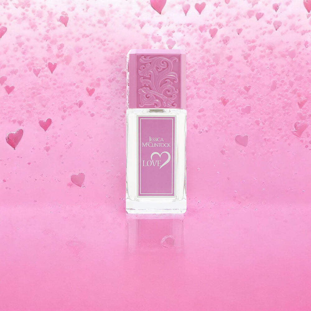 Jessica McClintock Love EDP floral details hint at a romantic daytime fragrance