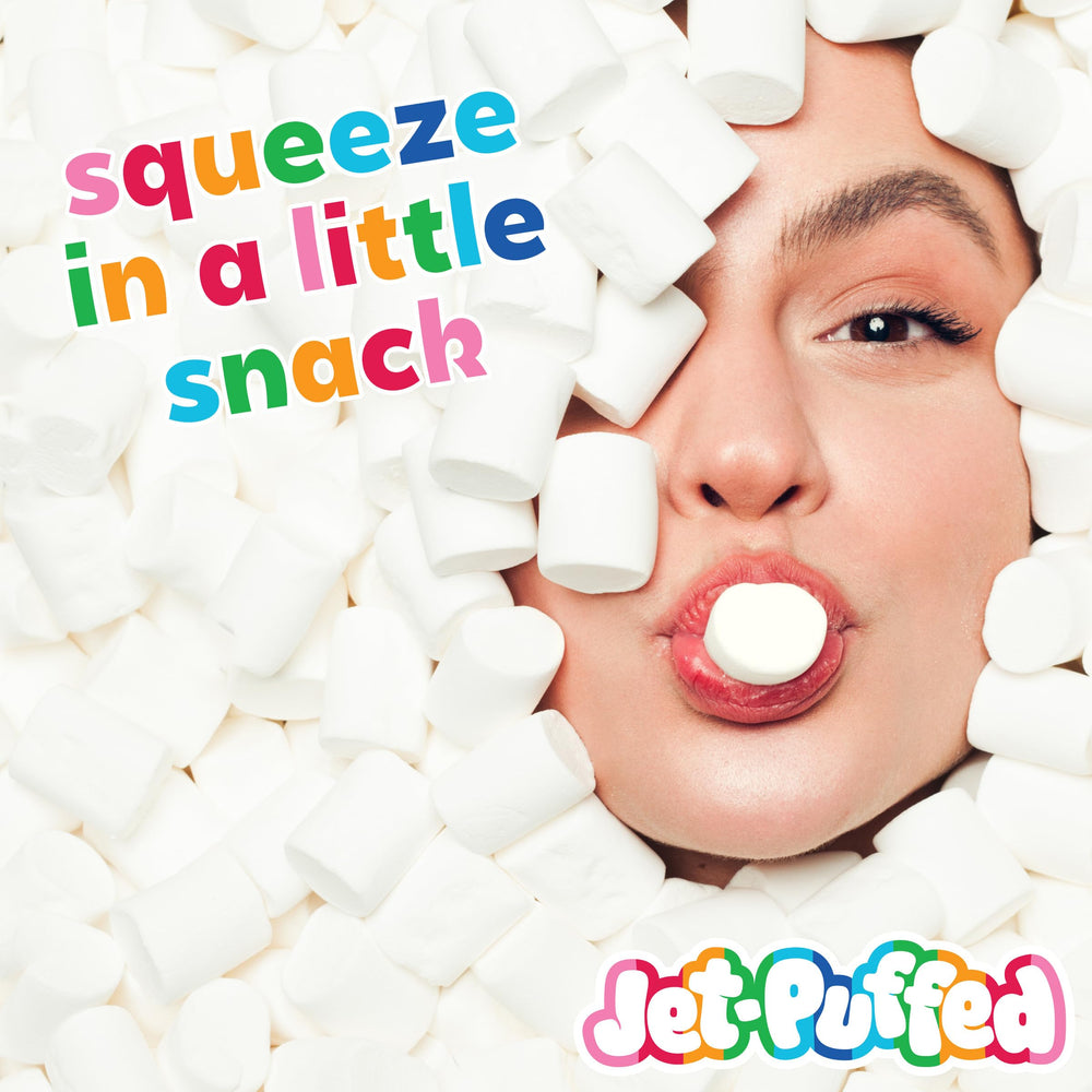 Jet-Puffed S'more Marshmallows sealed 21-ounce bag for freshness