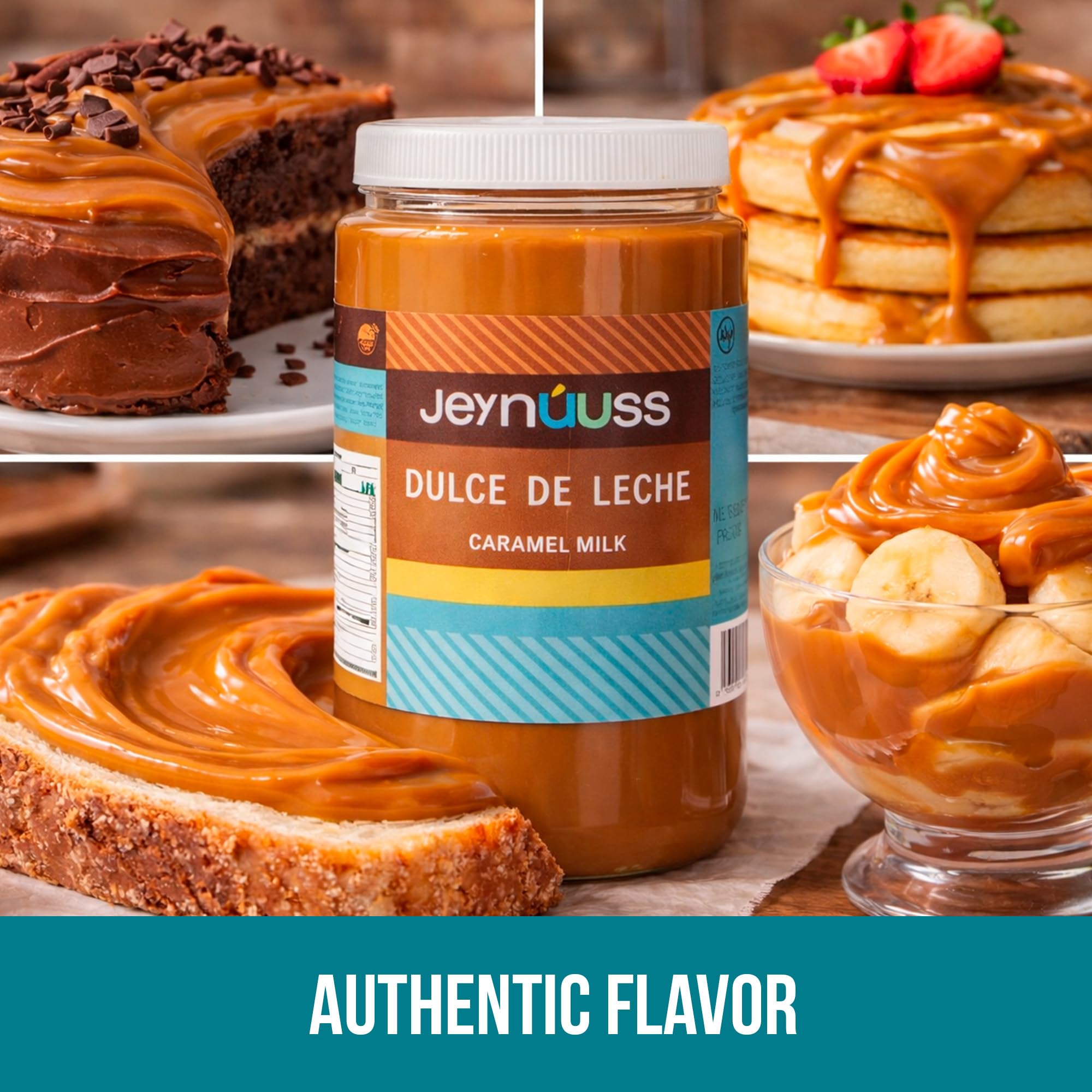 Jeynuuss churros dipping spread with rich caramel flavor