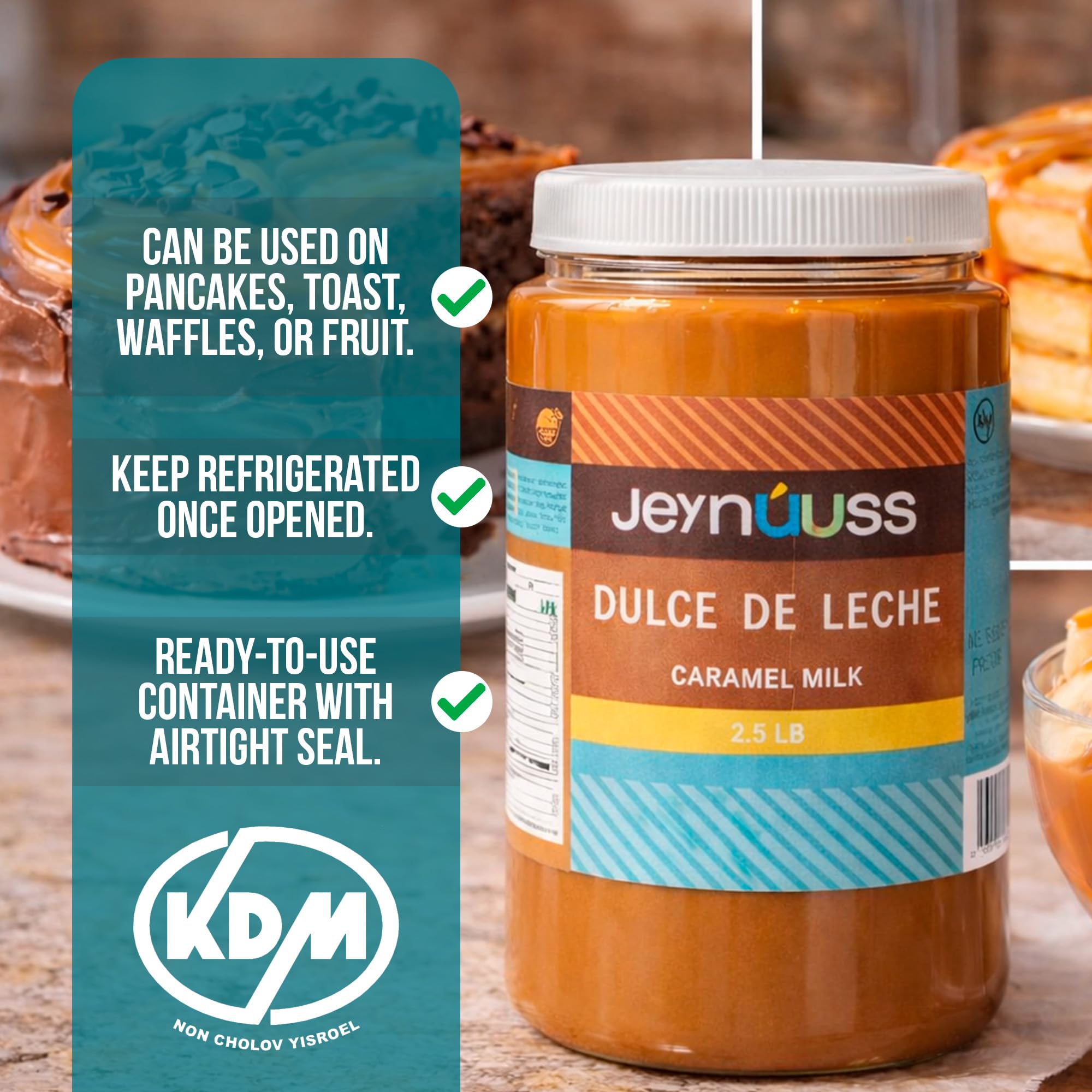 Gluten-free lactose-free dulce de leche made in USA by Jeynuuss