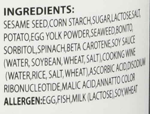JFC Ajishima Noritamago furikake packaging highlights ingredients and brand