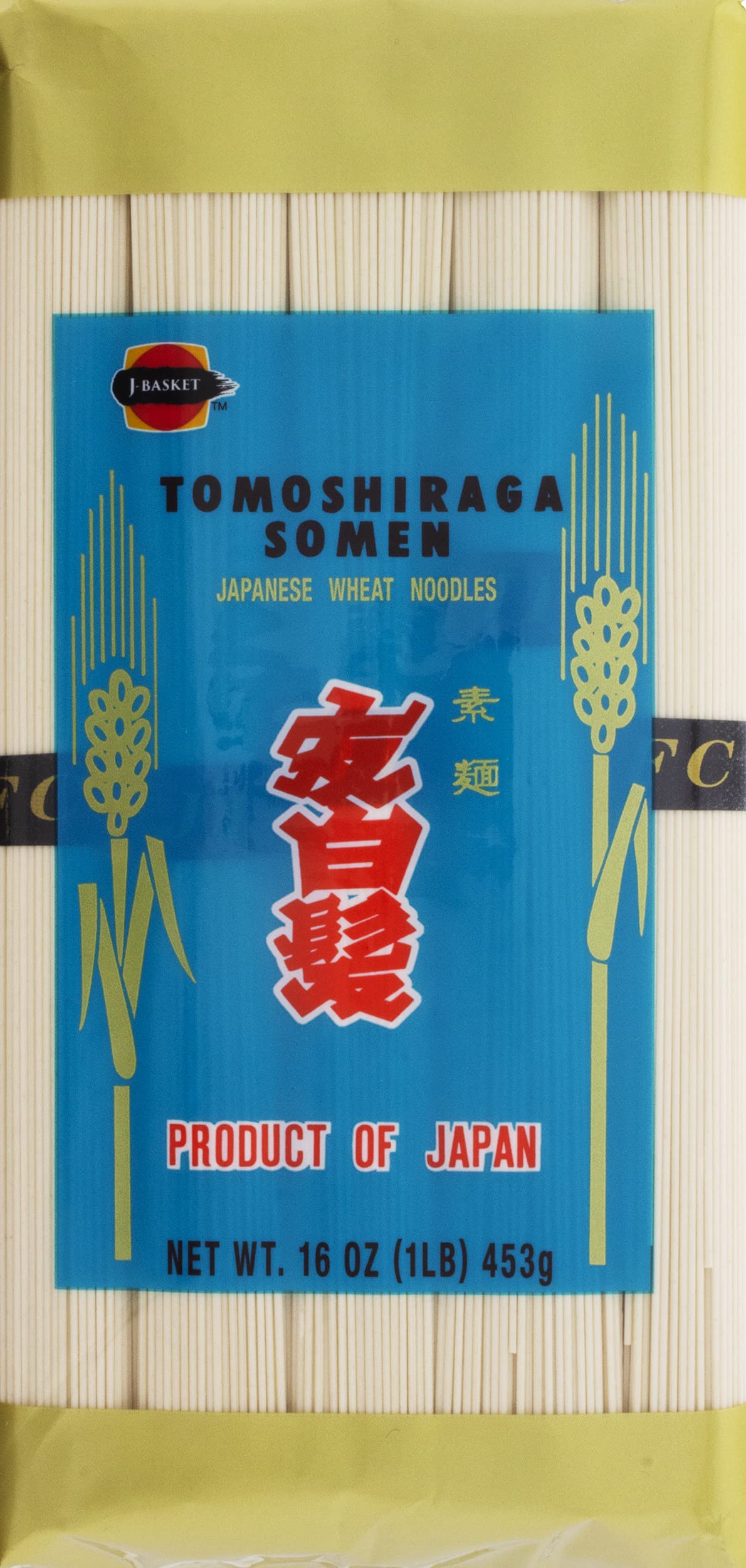 JFC Tomoshiraga Somen 16 oz pack – convenient, quick-cook noodles.