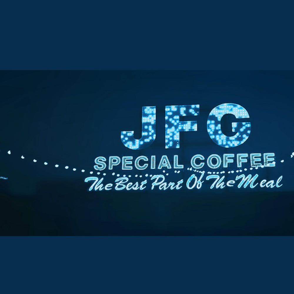 JFG pouring-focused image showing smooth brewing for a well-balanced cup.