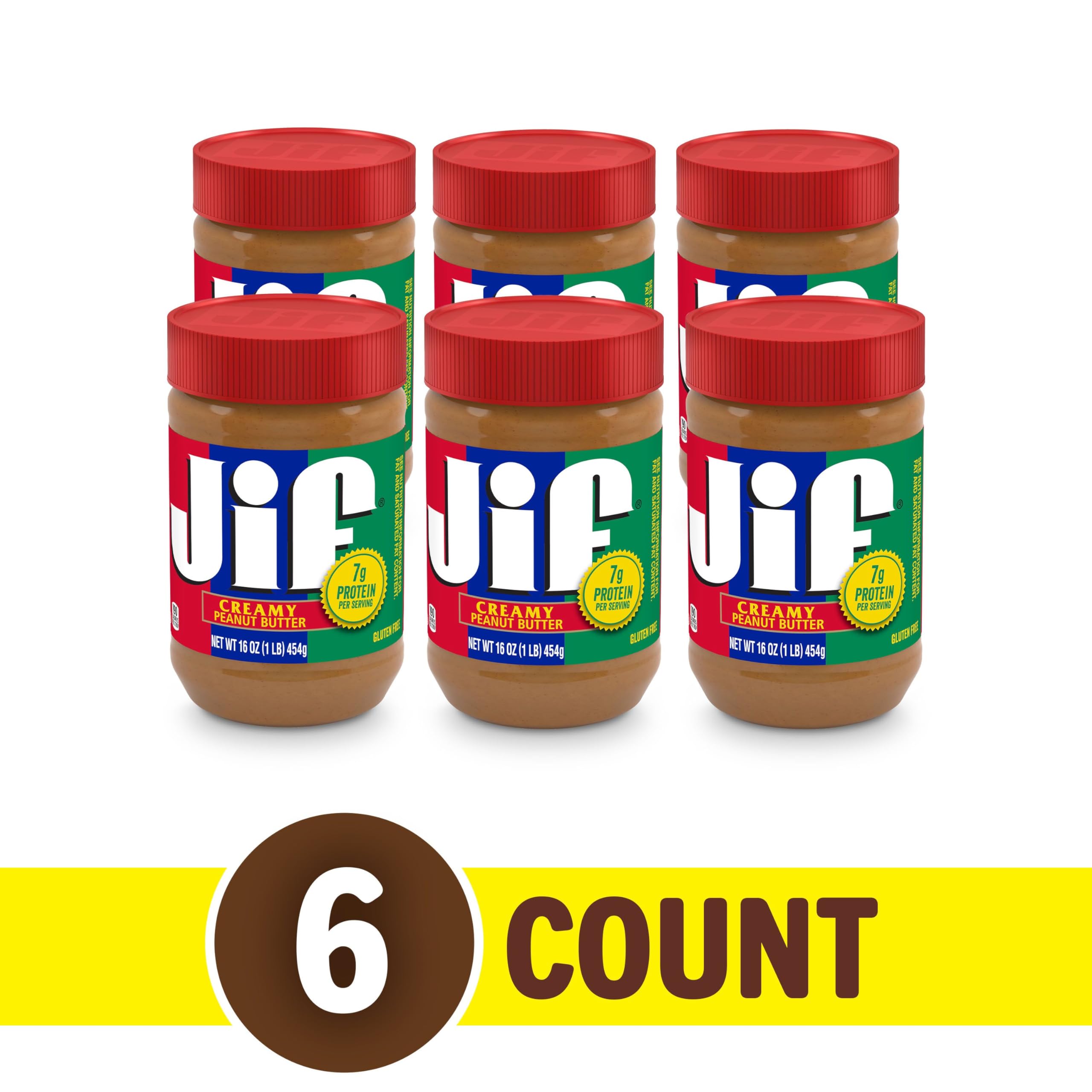 Jif Creamy Peanut Butter with fresh vegetables for dipping.