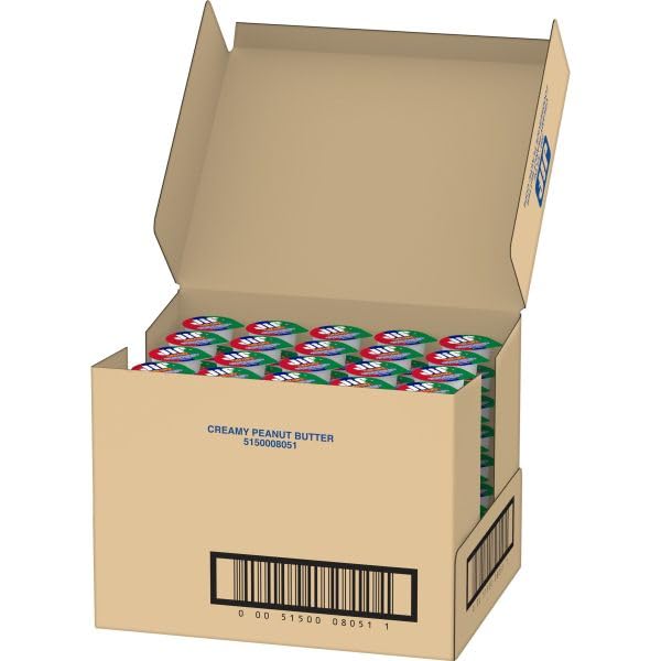 Back-of-house ready-to-serve Jif portions for controlled portions and consistency
