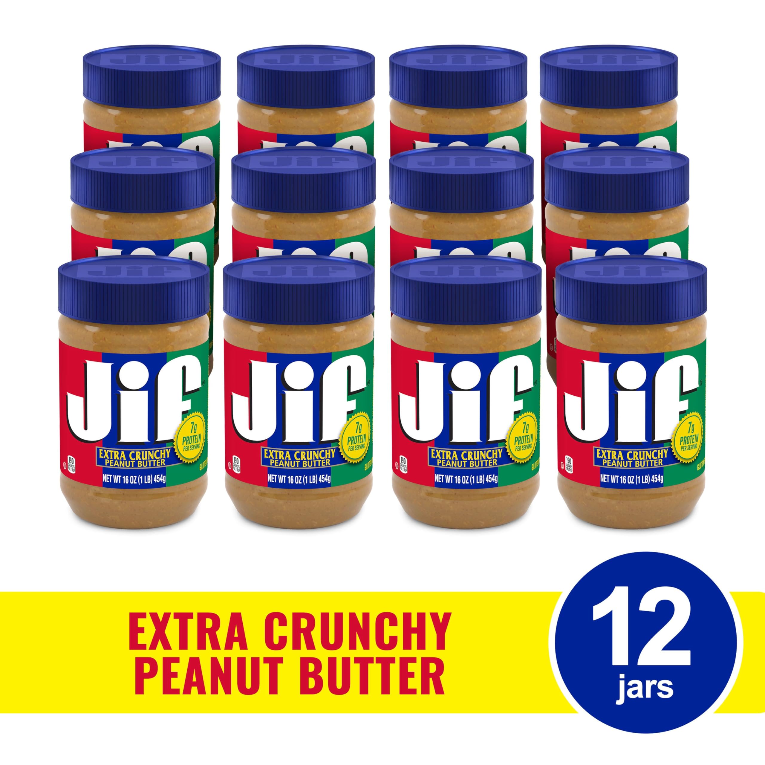 Jif Crunchy Peanut Butter spoon dip ideal for quick snacks