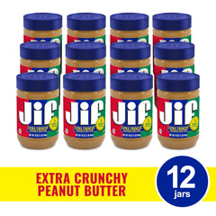 Jif Crunchy Peanut Butter spoon dip ideal for quick snacks