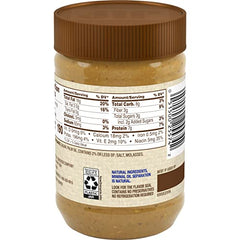 Jif Natural Crunchy Peanut Butter Spread on toast highlights crunchy texture and flavor