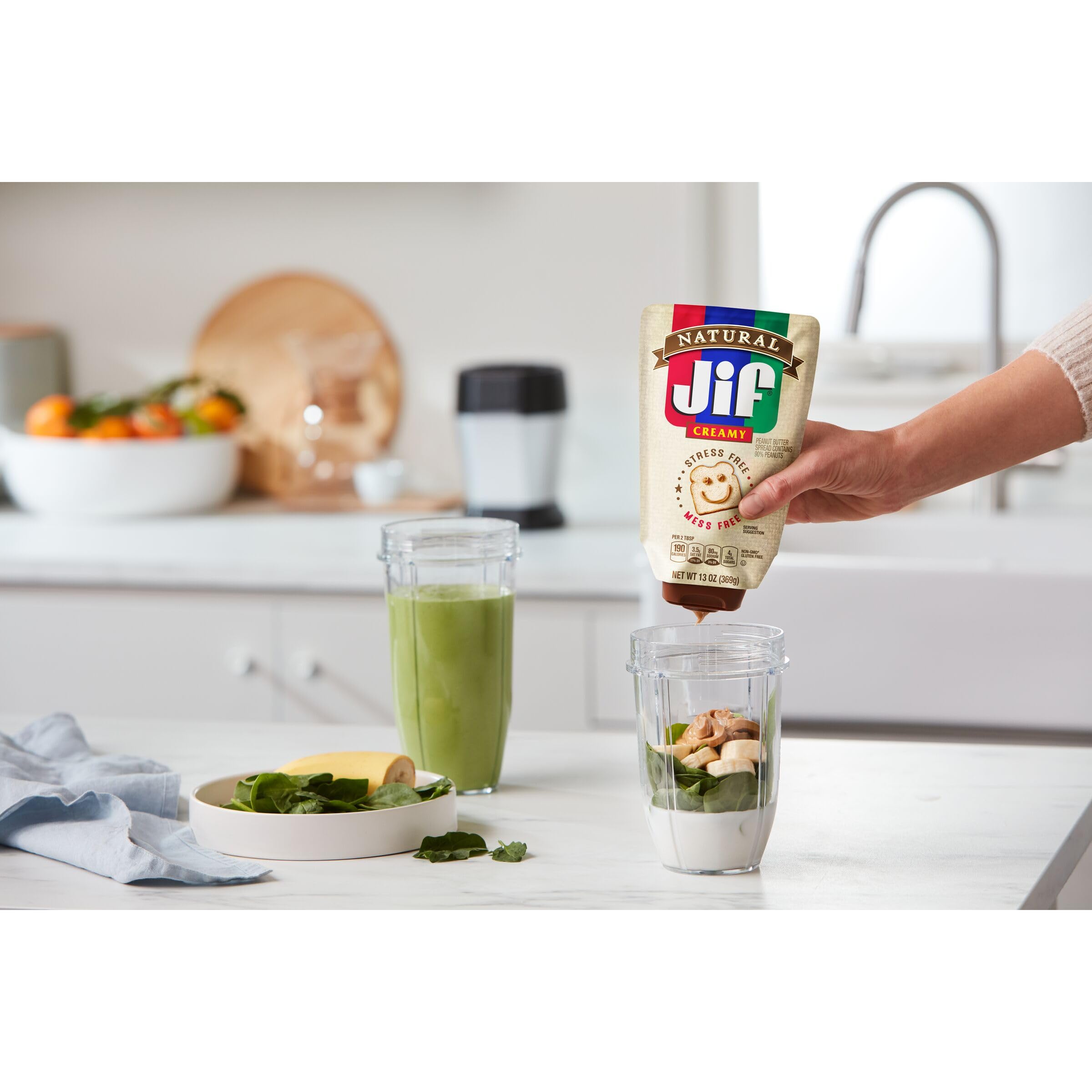Packable snack option for school lunch or office break.