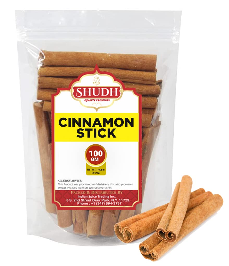 Jimidar SHUDH cinnamon sticks arranged for cooking, perfect for spice-infused baking.