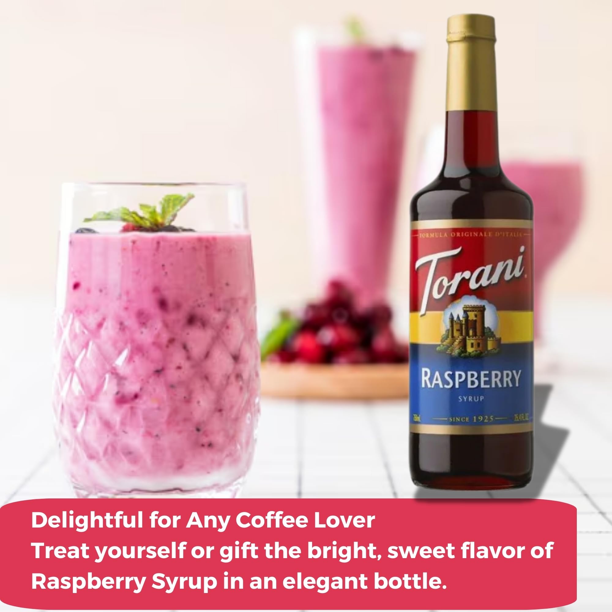 Jimoco sugar-free syrup package sits on the counter for quick use.