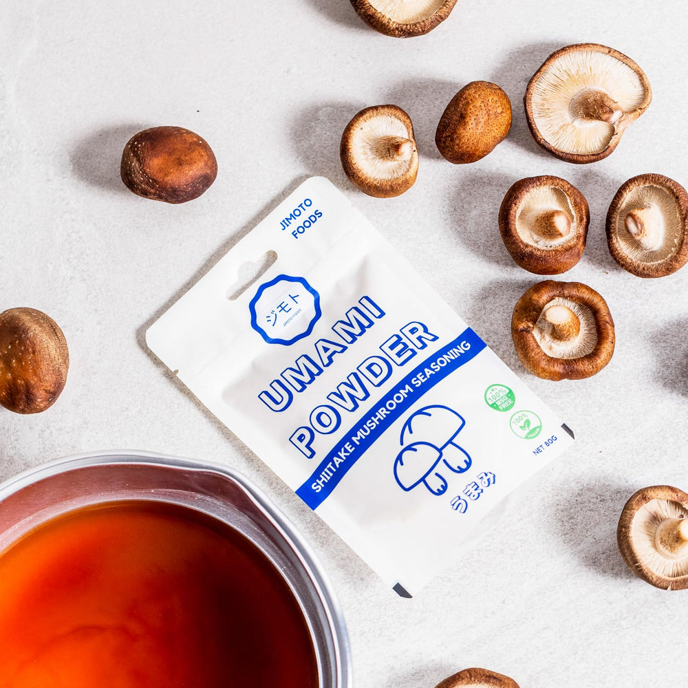 Jimoto Foods Umami Powder as soup base for miso and ramen.