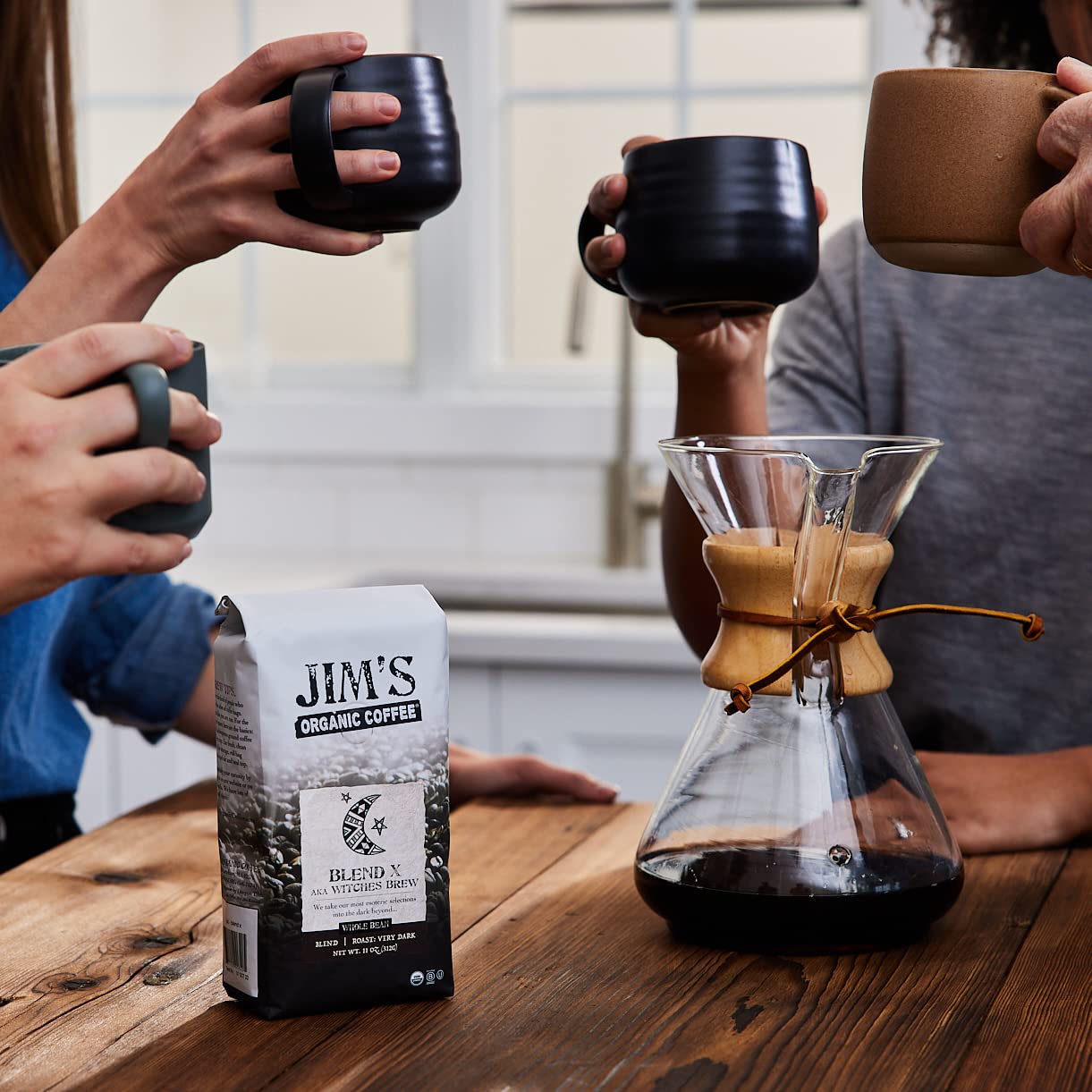Jim’s Organic Coffee dry-aroma-bundle highlights strong pre-brew scent