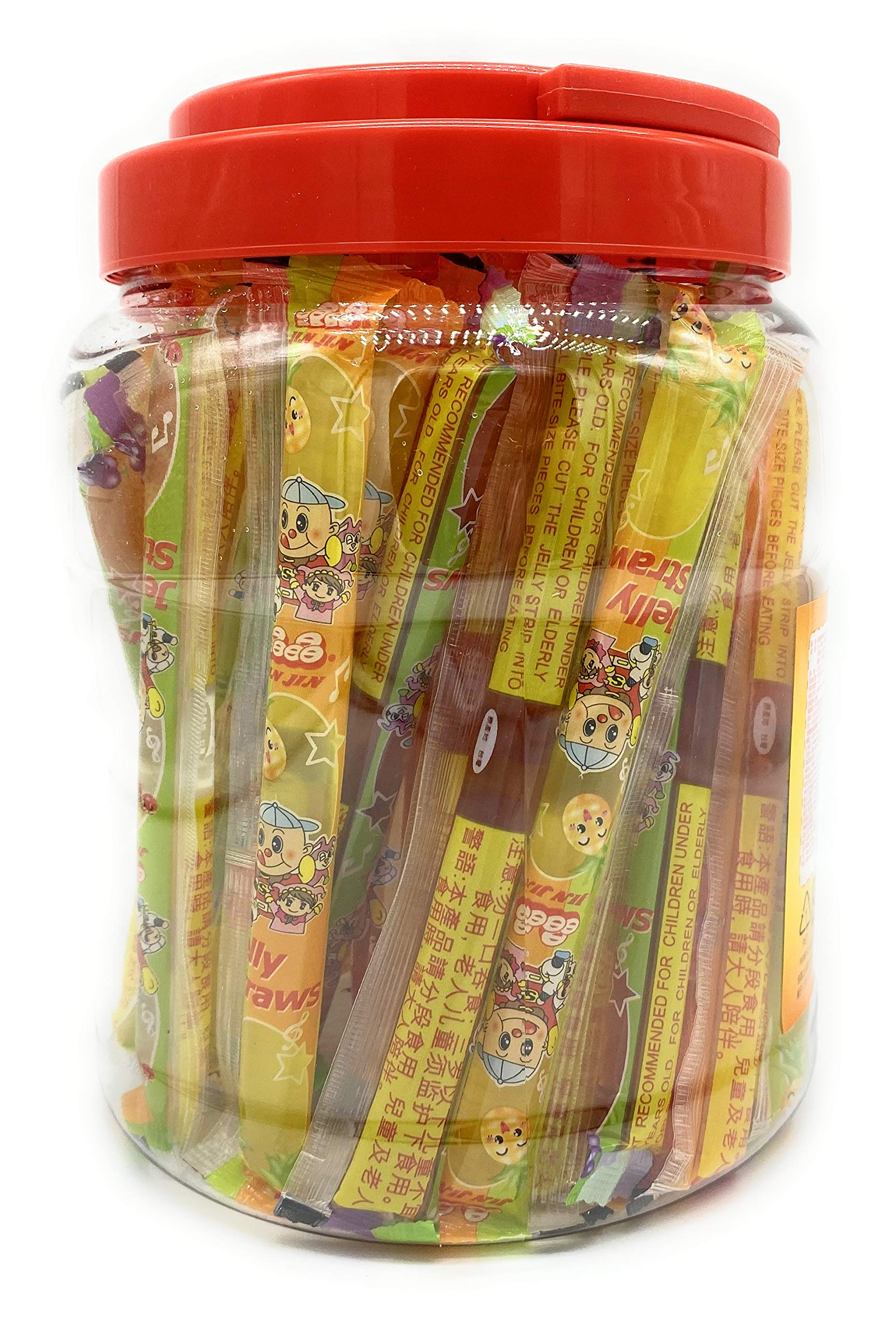 Jin Jin candy strips offer assorted flavors for a quick treat anytime.