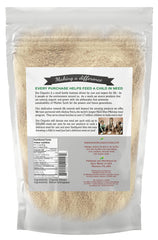 Jiva Organics Besan flour texture close-up showing fine powder quality