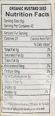 Jiva Organics Black Mustard Seeds in a sealed bag preserving aroma and purity