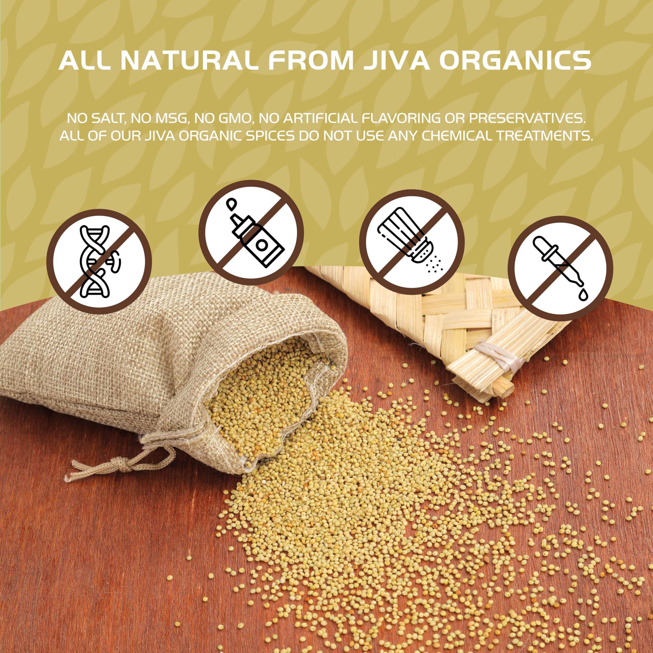 Jiva Organics Browntop Millet shelf-pack, stored for easy, versatile cooking