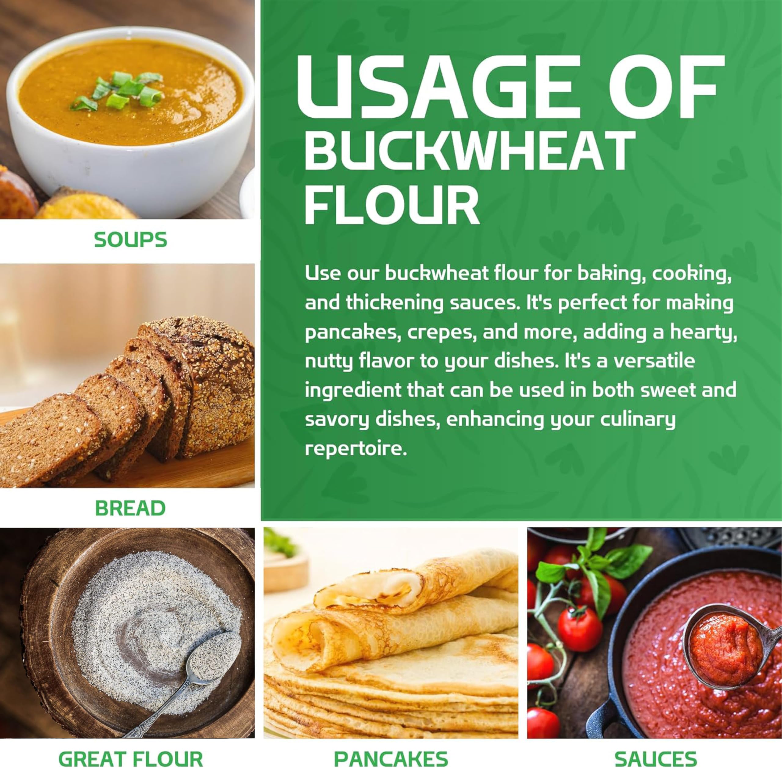 Certified Organic buckwheat flour from Jiva Organics as a dependable pantry staple.