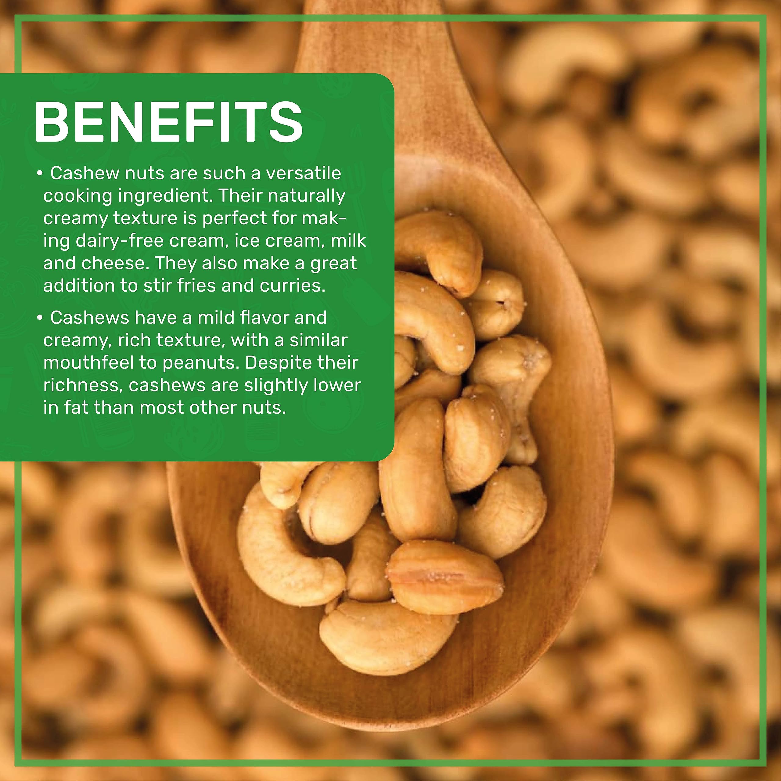 Jiva Organics cashews bowl serving ideal for sharing
