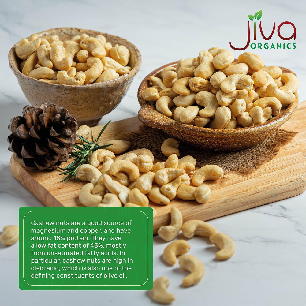 Jiva Organics cashews milk prep as a creamy dairy-free base