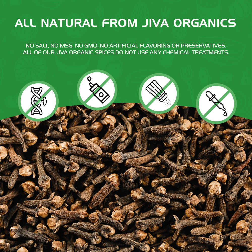 Jiva Organics cloves measuring spoon used for precise seasoning