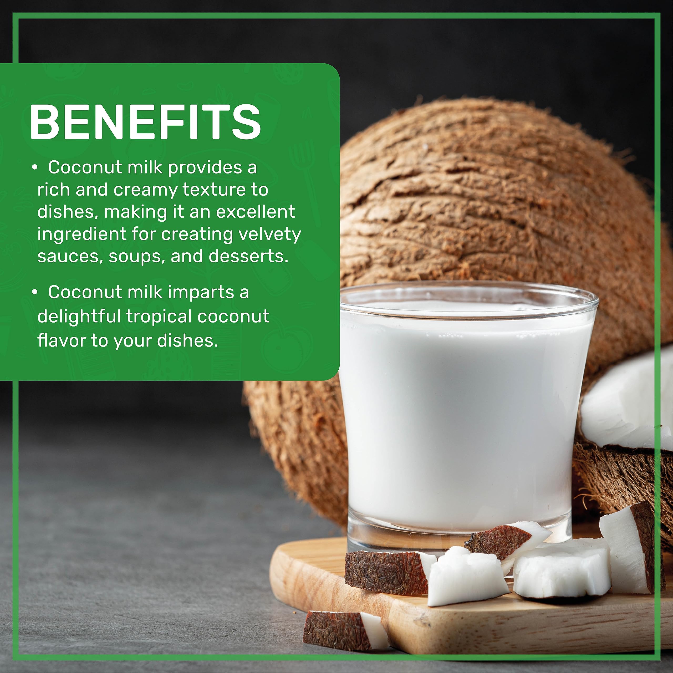 Jiva Organics coconut milk contains only coconut and water with no additives