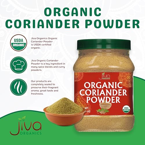 Pantry shelf with Jiva Organics container ready to use in meals.
