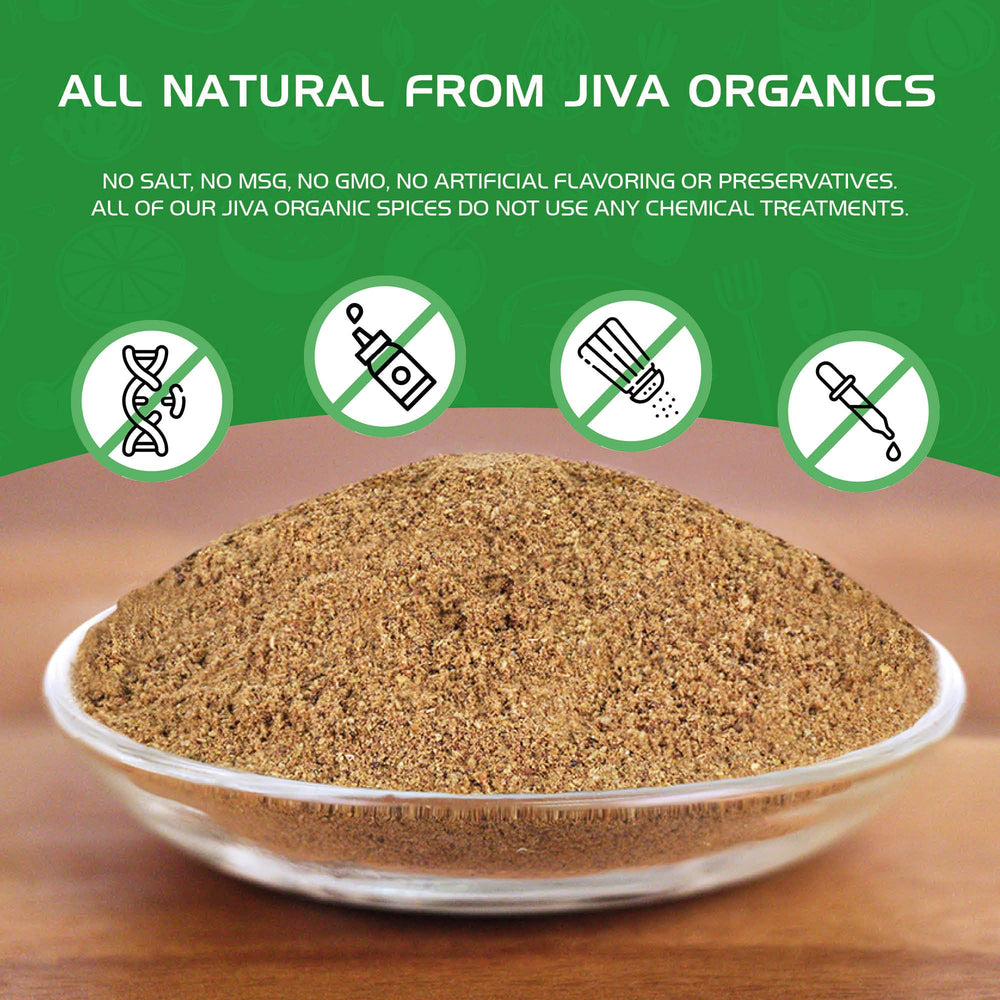Jiva Organics cumin powder from India highlighting origin