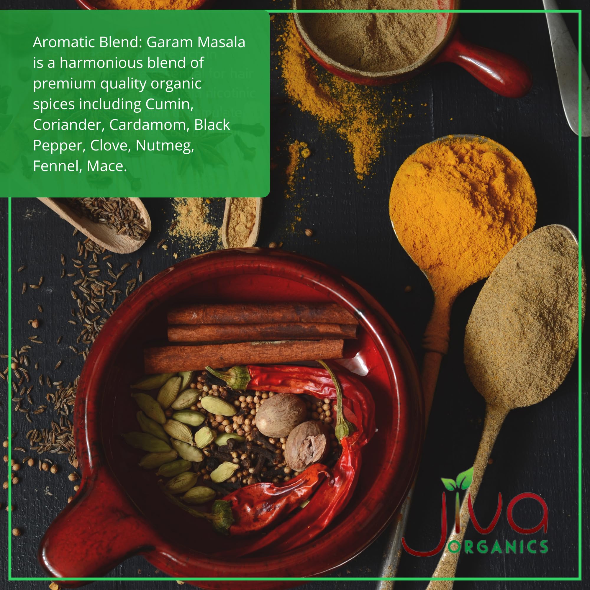 Roasted vegetables seasoned with Garam Masala glow with flavor