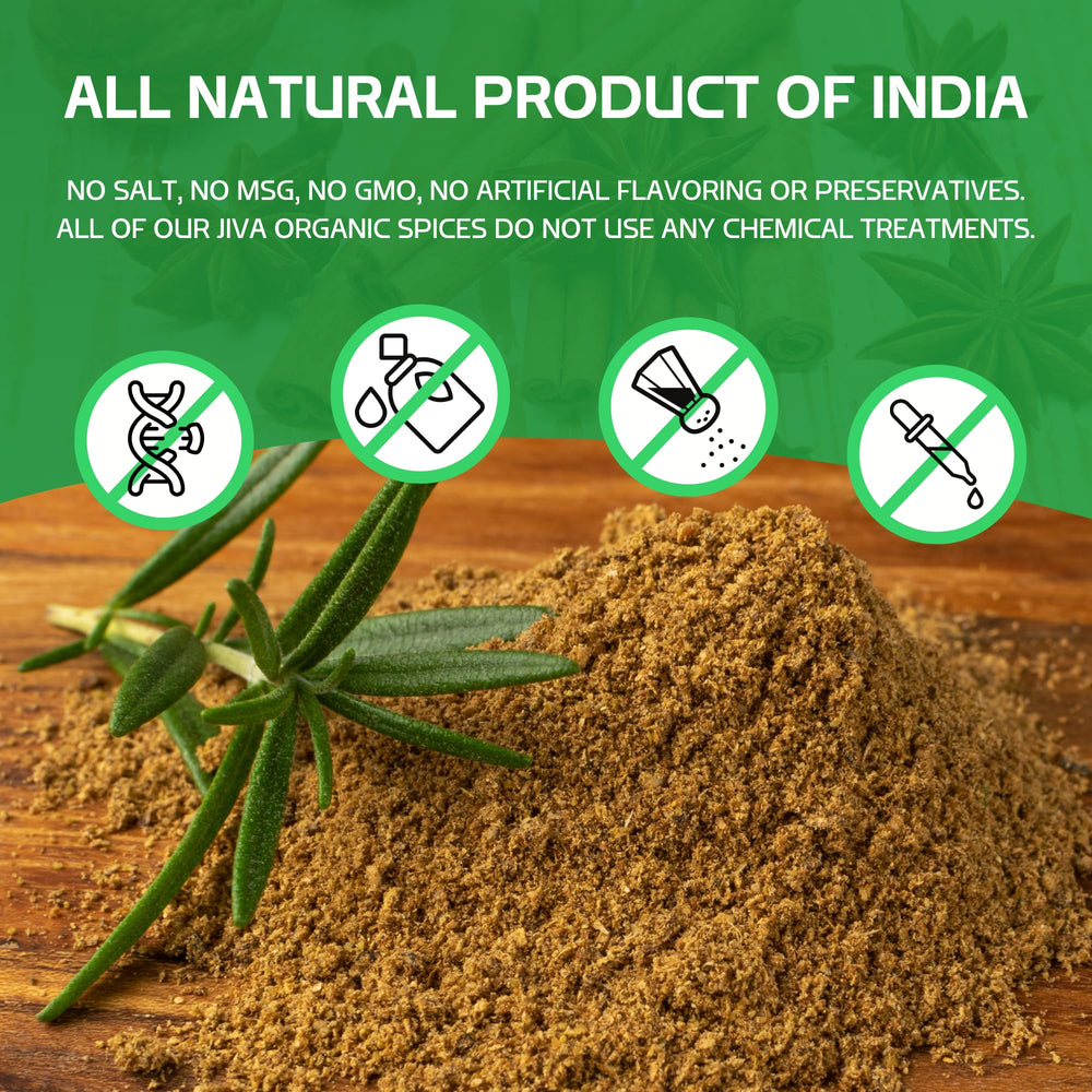 Spice collection featuring cumin, coriander, cardamom and more for depth