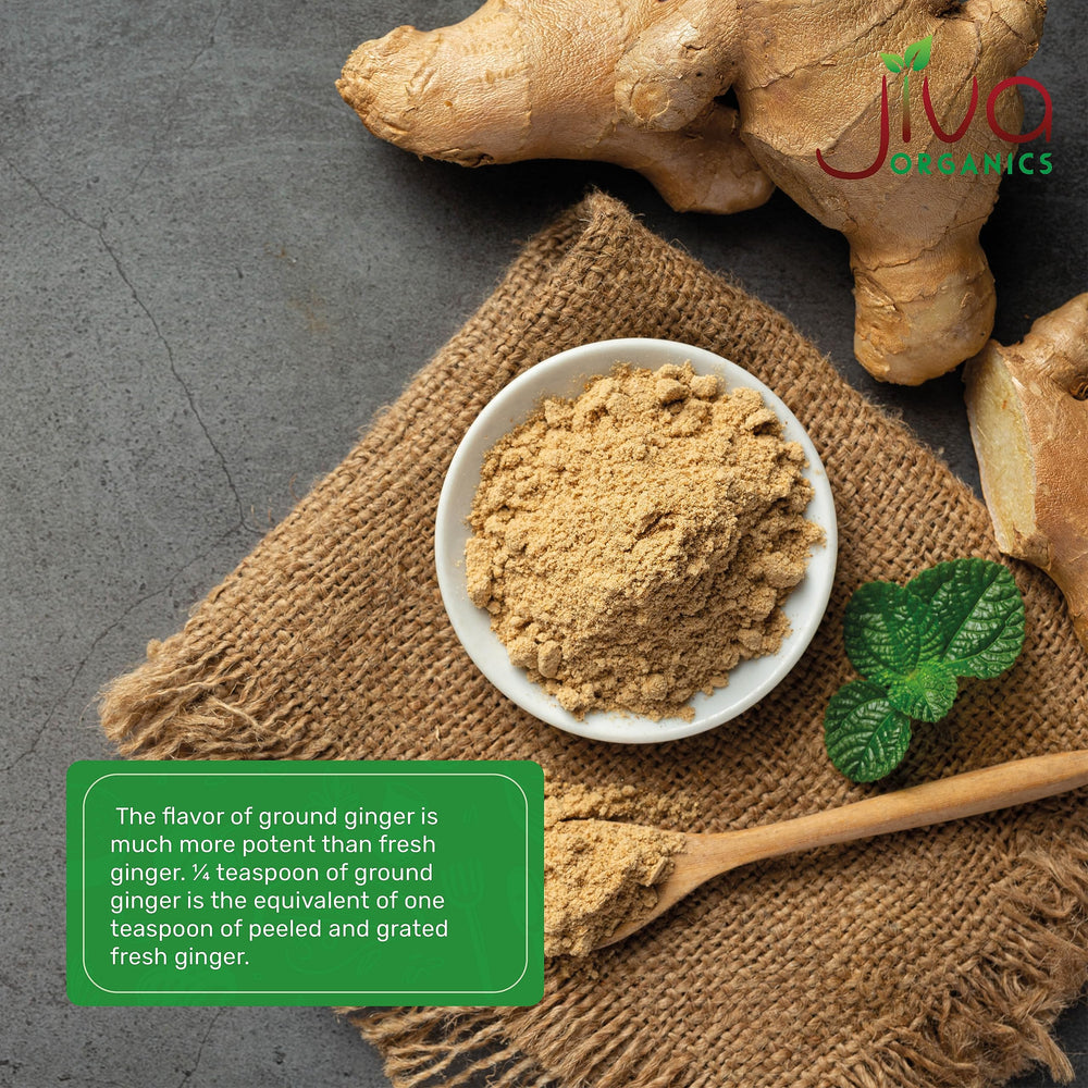 Jiva Organics ginger powder used in baking ideas and recipes
