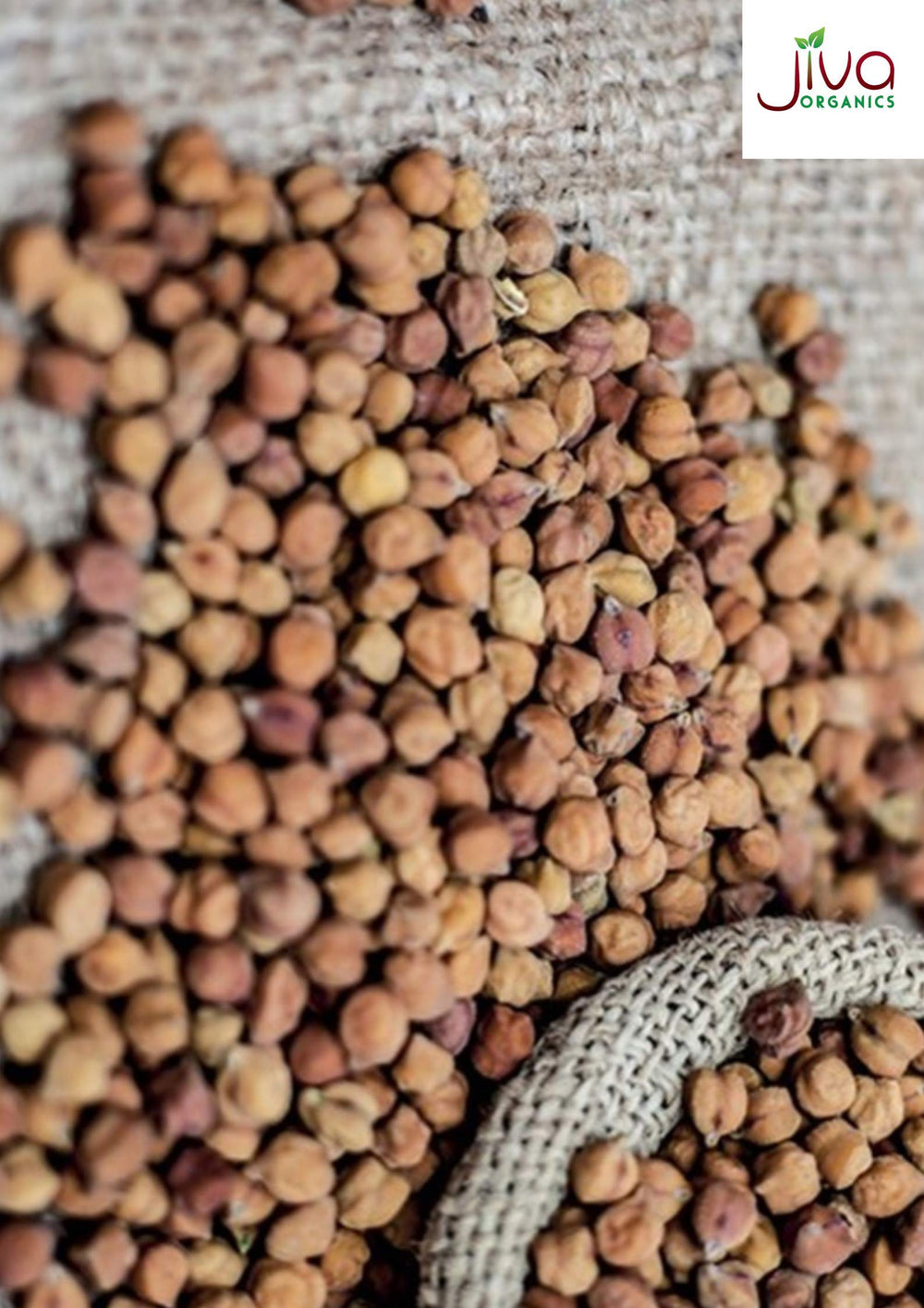Jiva Organics Kala Chana fiber and protein rich for balanced meals