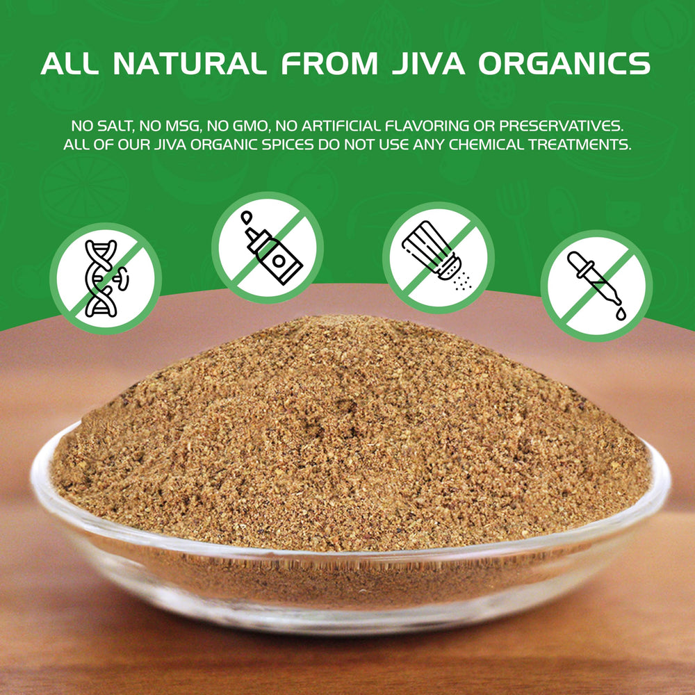 Jiva Organics kitchen setup with cumin ready to use.