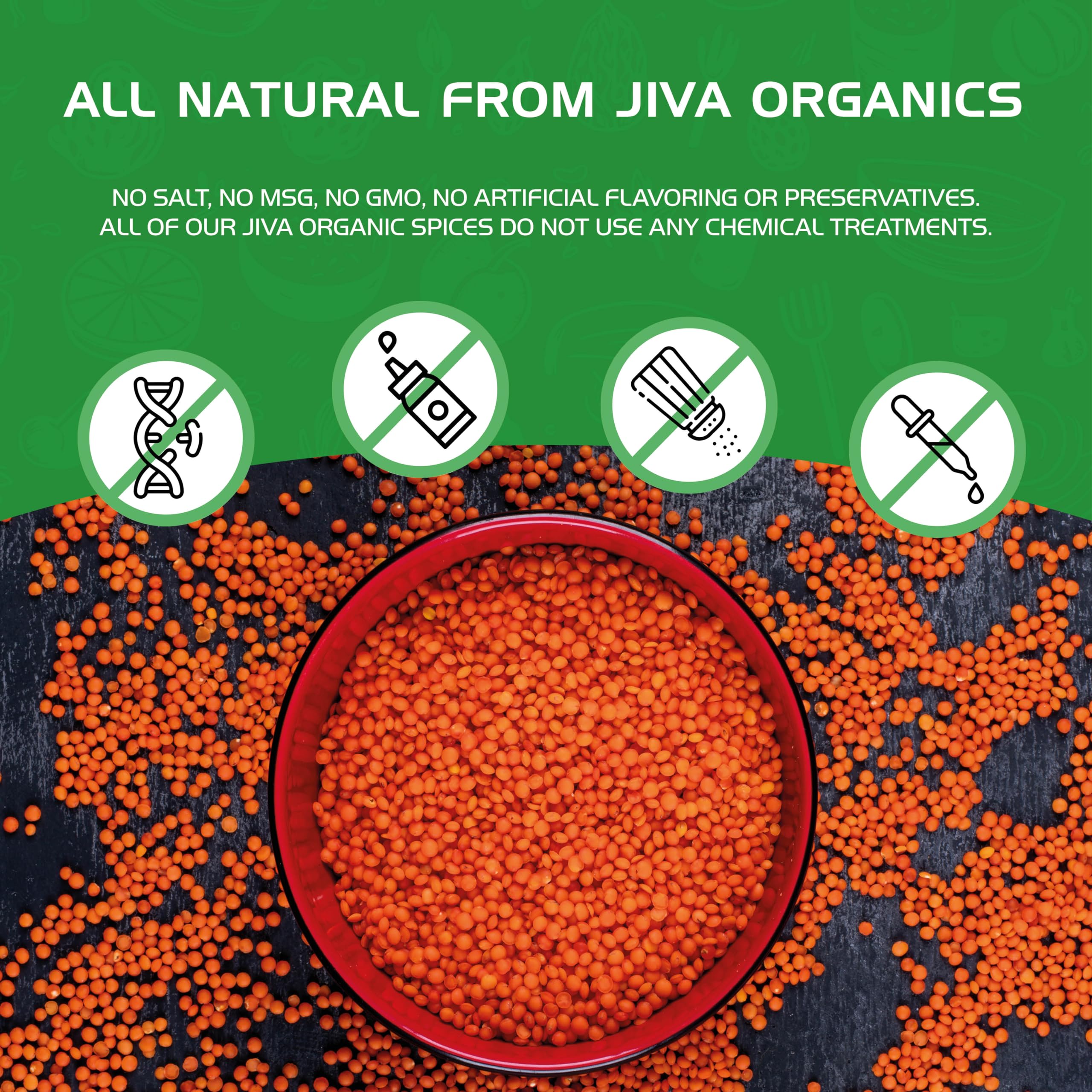 Jiva Organics Masoor Dal ideal for weekly meal prep.