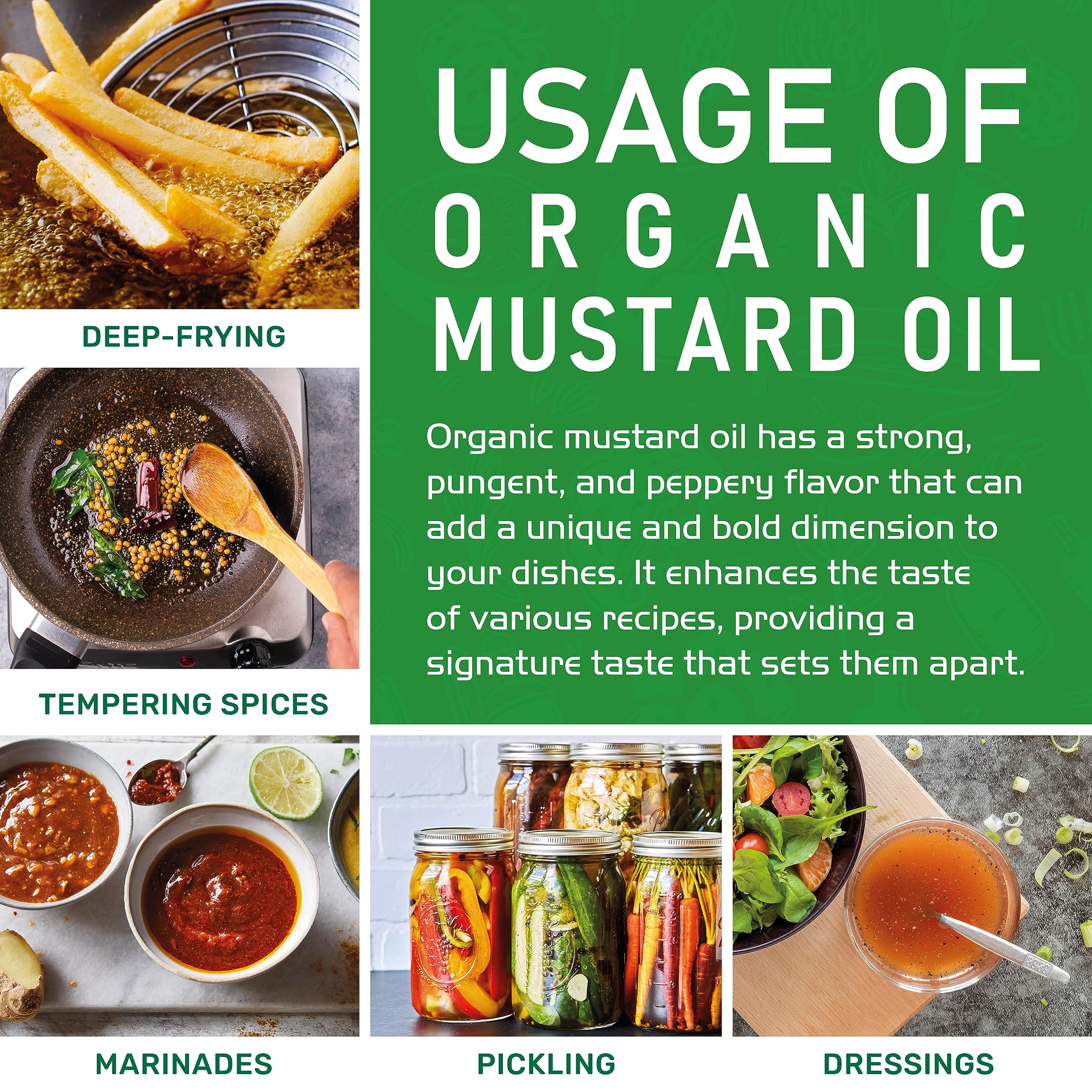 Jiva Organics Mustard Oil amber glass bottle protects freshness and aroma